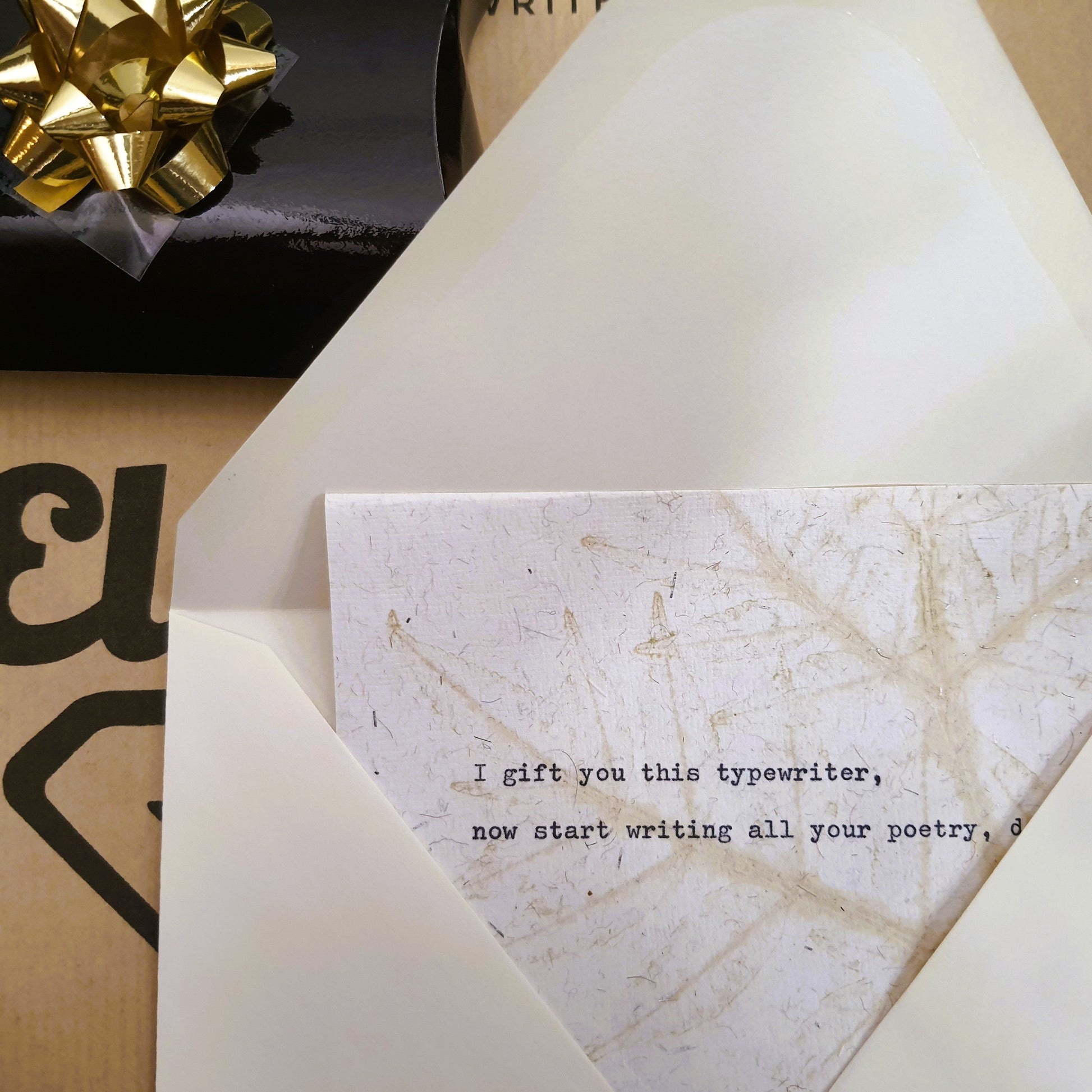 Gift Wrapping &amp; Personal Touches  ElGranero Typewriter.Company