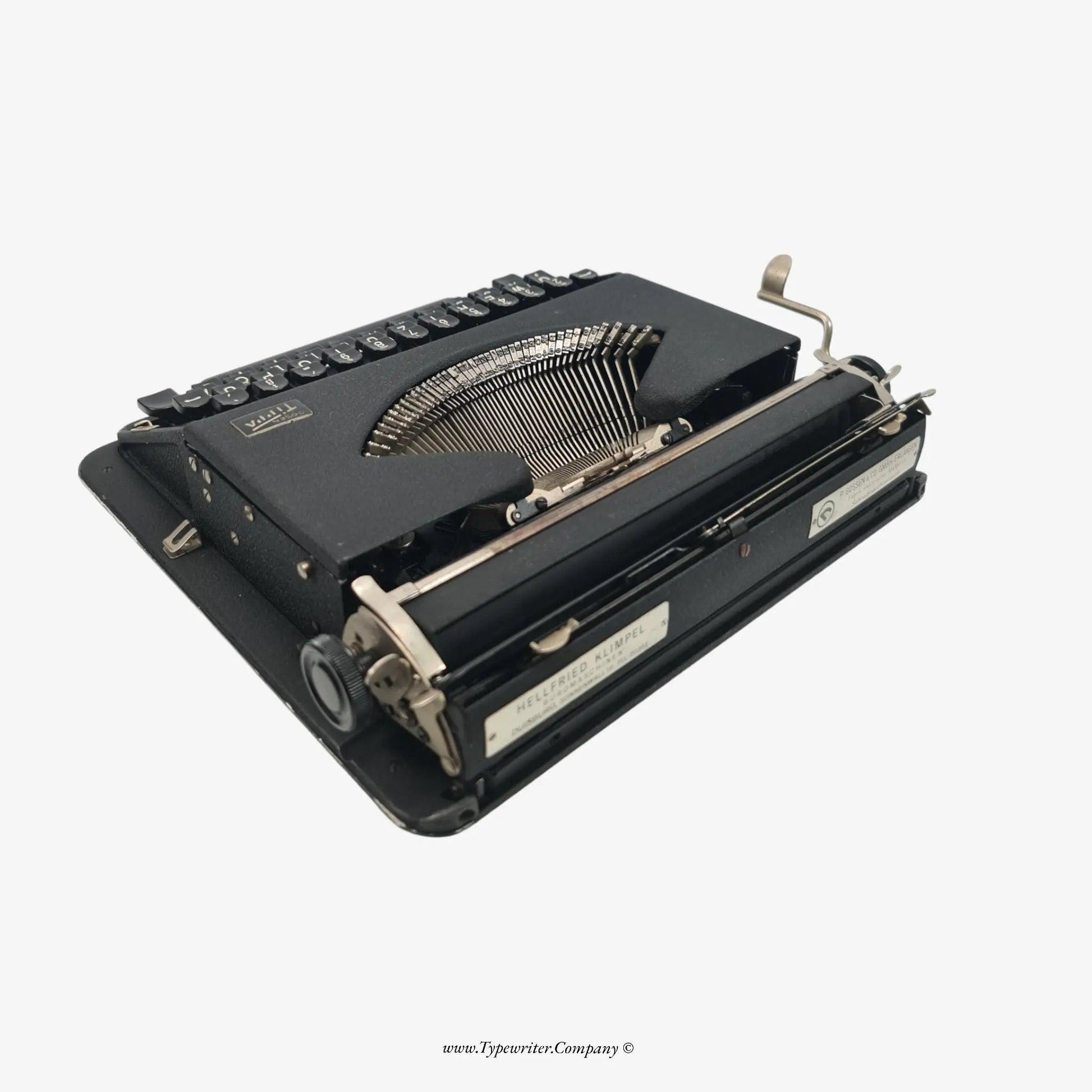 SOLD! Gossen Tippa UltraPortable Vintage Manual Typewriter, Serviced - ElGranero Typewriter.Company