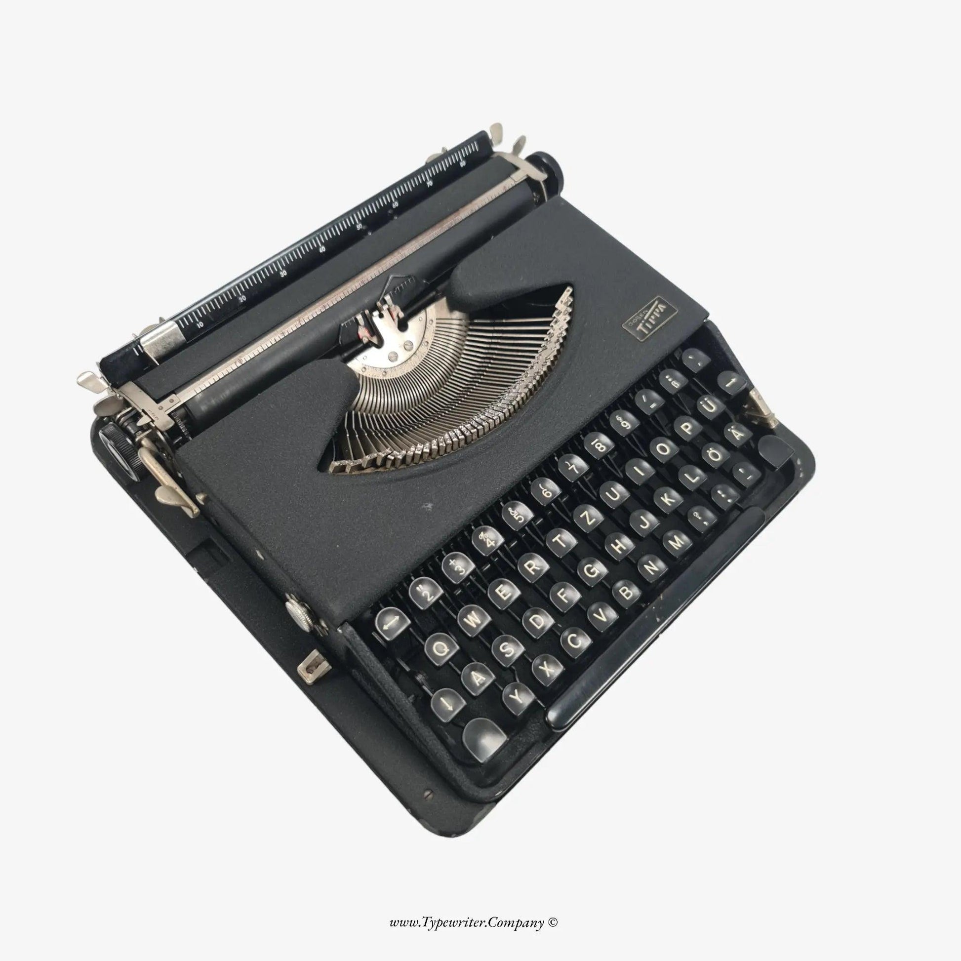 SOLD! Gossen Tippa UltraPortable Vintage Manual Typewriter, Serviced - ElGranero Typewriter.Company