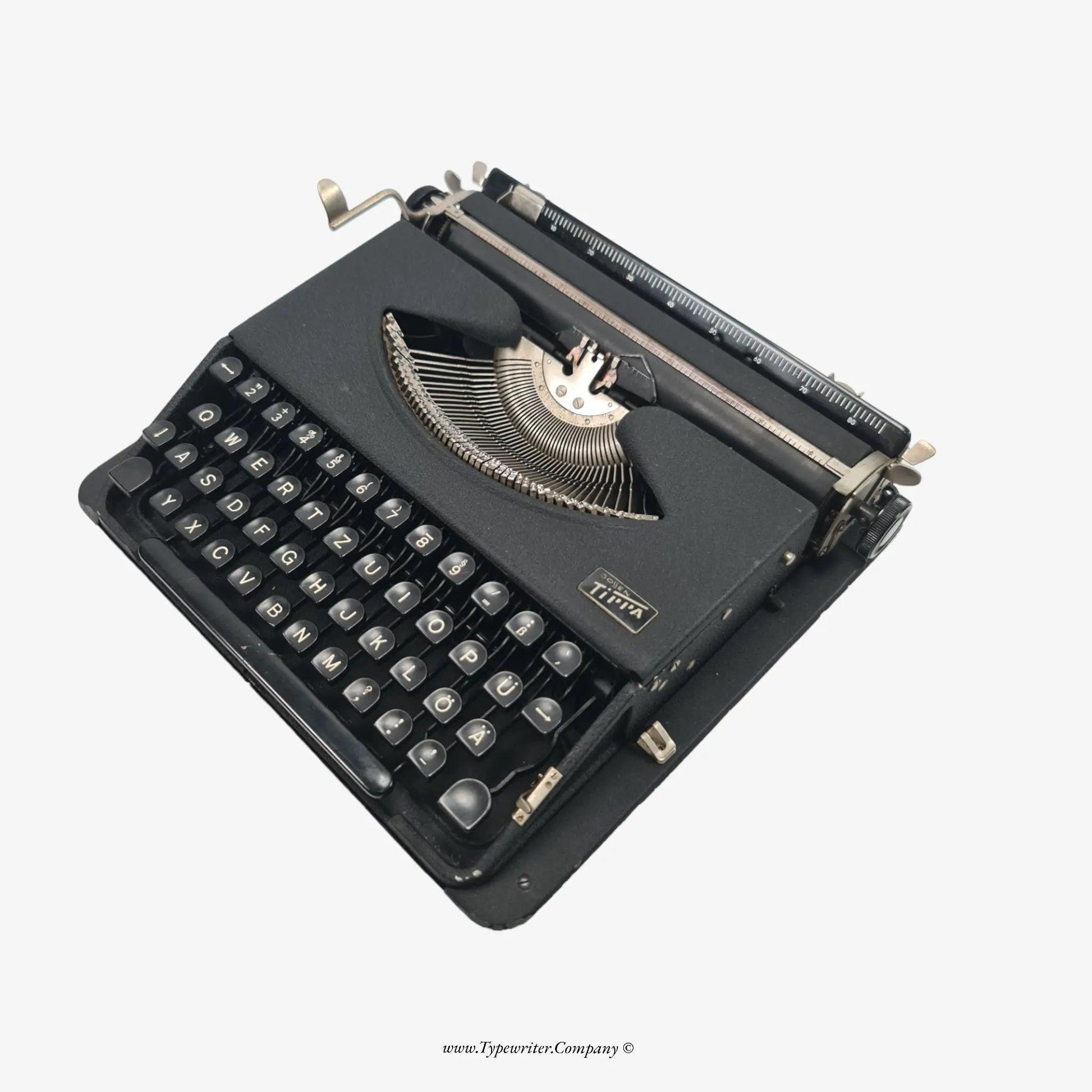 SOLD! Gossen Tippa UltraPortable Vintage Manual Typewriter, Serviced - ElGranero Typewriter.Company