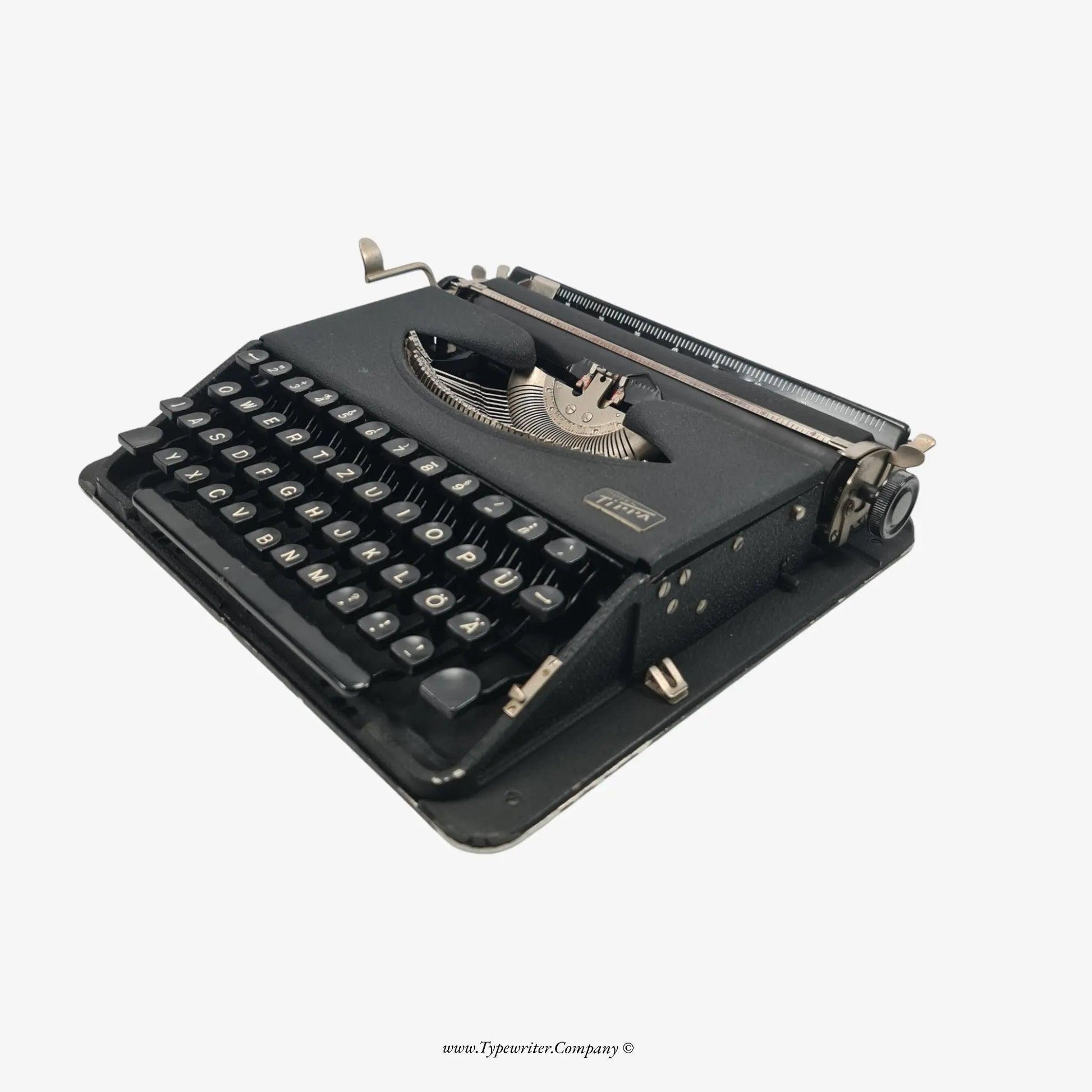 SOLD! Gossen Tippa UltraPortable Vintage Manual Typewriter, Serviced - ElGranero Typewriter.Company