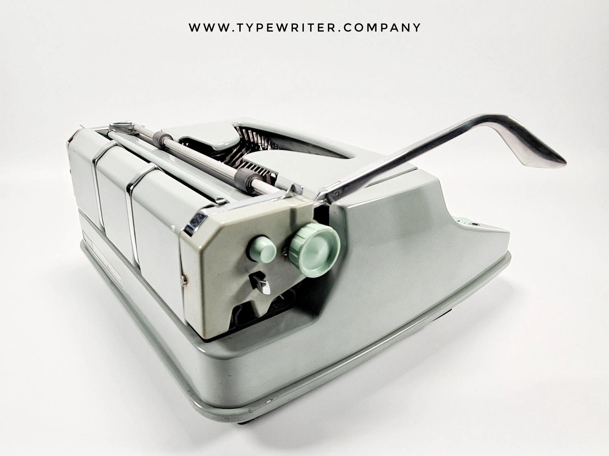 SOLD! Hermes 3000 Typewriter, Vintage Manual Portable, Refurbished - ElGranero Typewriter.Company