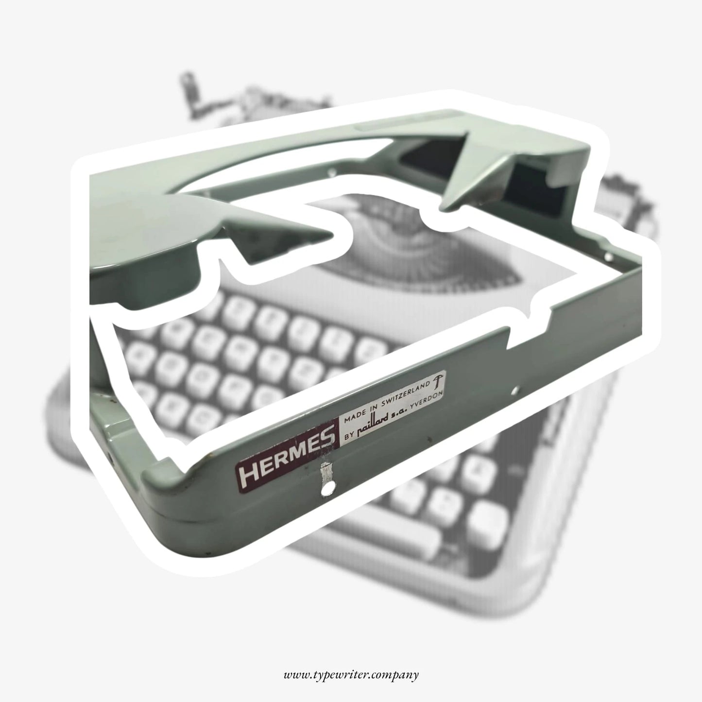 Hermes Baby Original Aluminium Chassis (Upper Part)  ElGranero Typewriter.Company