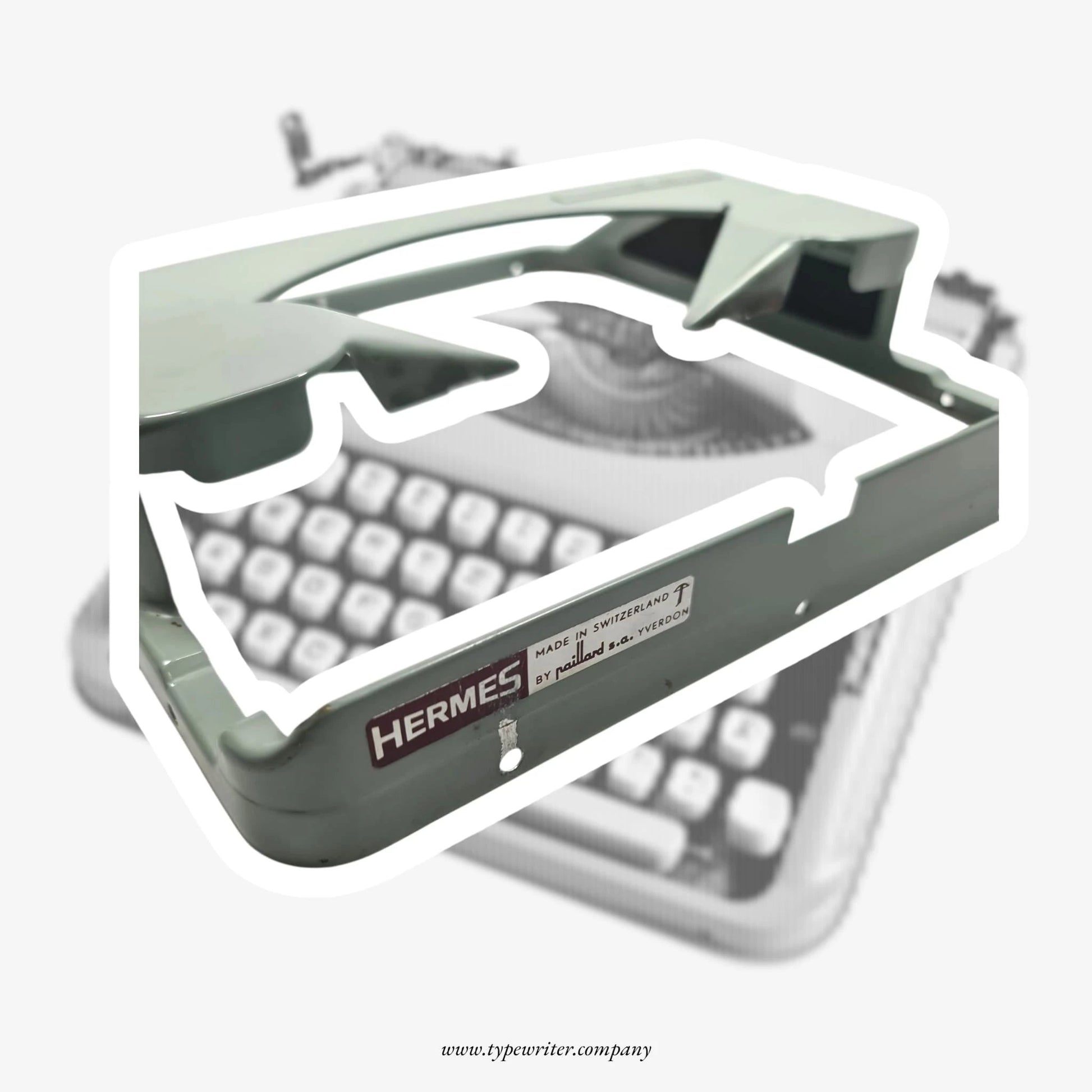 Hermes Baby Original Aluminium Chassis (Upper Part)  ElGranero Typewriter.Company
