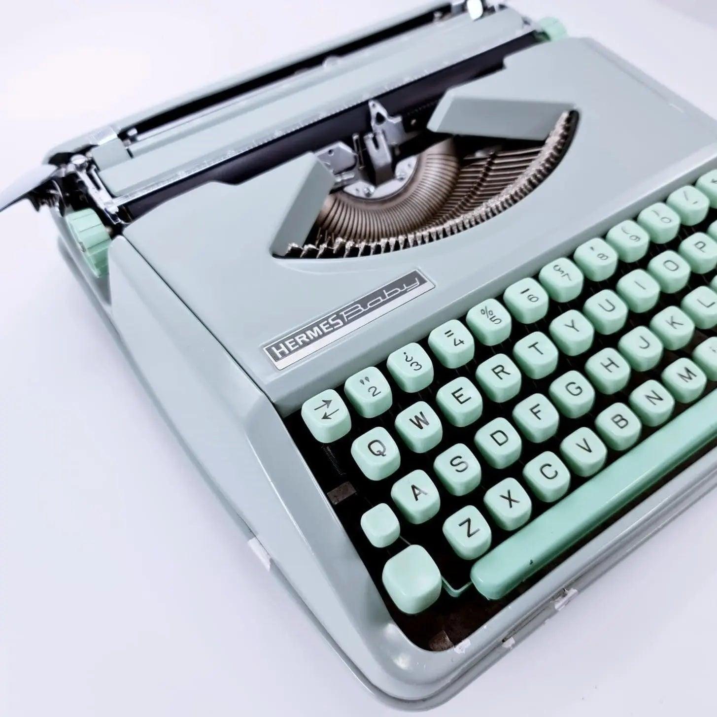 SOLD! Hermes Baby, Vintage Manual Typewriter, Restored - ElGranero Typewriter.Company