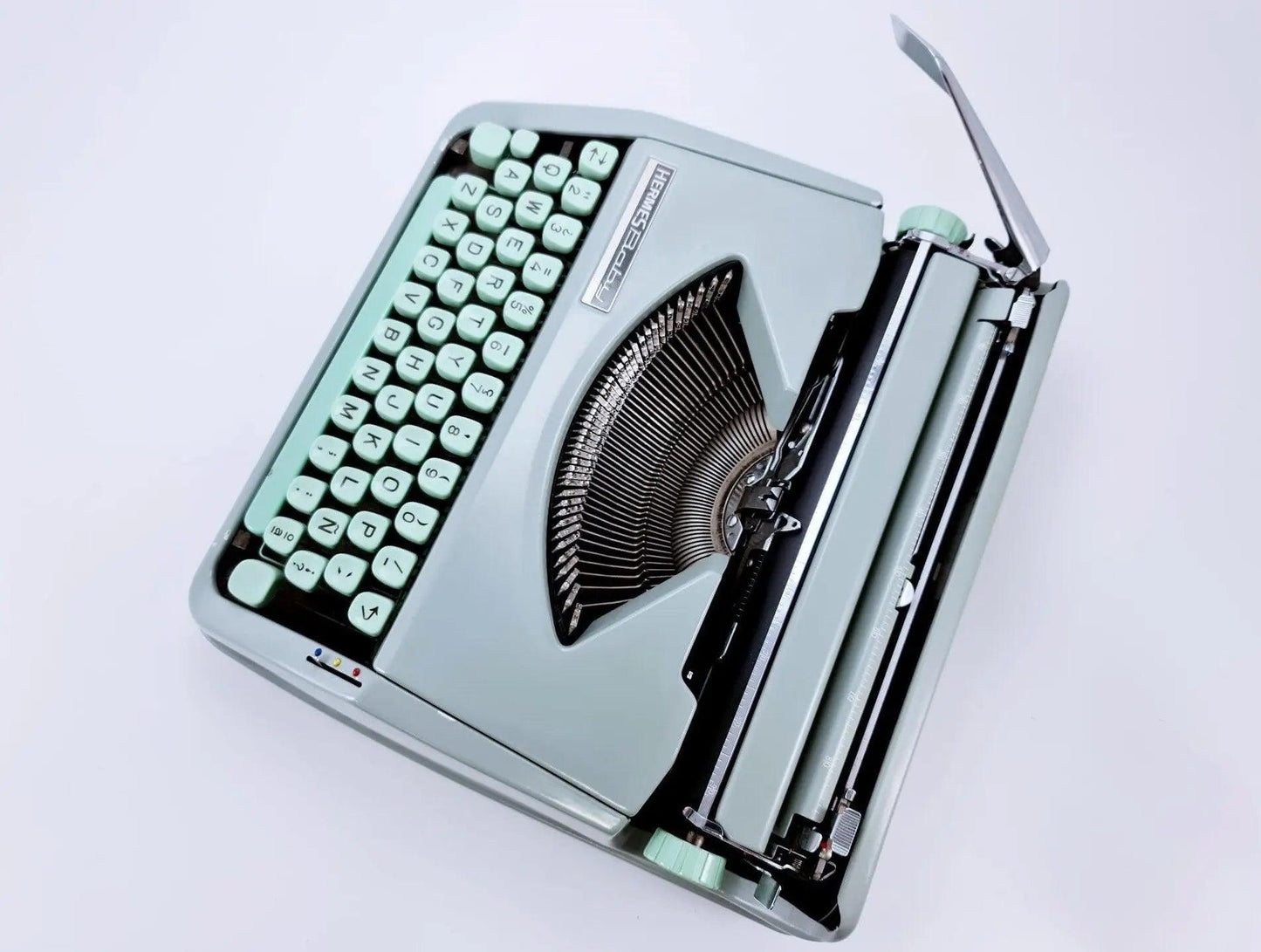 SOLD! Hermes Baby, Vintage Manual Typewriter, Restored - ElGranero Typewriter.Company