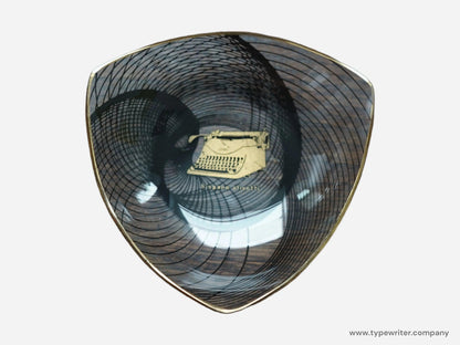 Hispano Olivetti Ashtray, Triangle, Lexicon 80, 1950s, Collector's Item - ElGranero Typewriter.Company