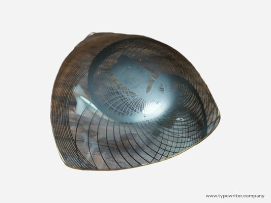 Hispano Olivetti Ashtray, Triangle, Lexicon 80, 1950s, Collector's Item - ElGranero Typewriter.Company