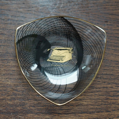 Hispano Olivetti Ashtray, Triangle, Lexicon 80, 1950s, Collector's Item - ElGranero Typewriter.Company
