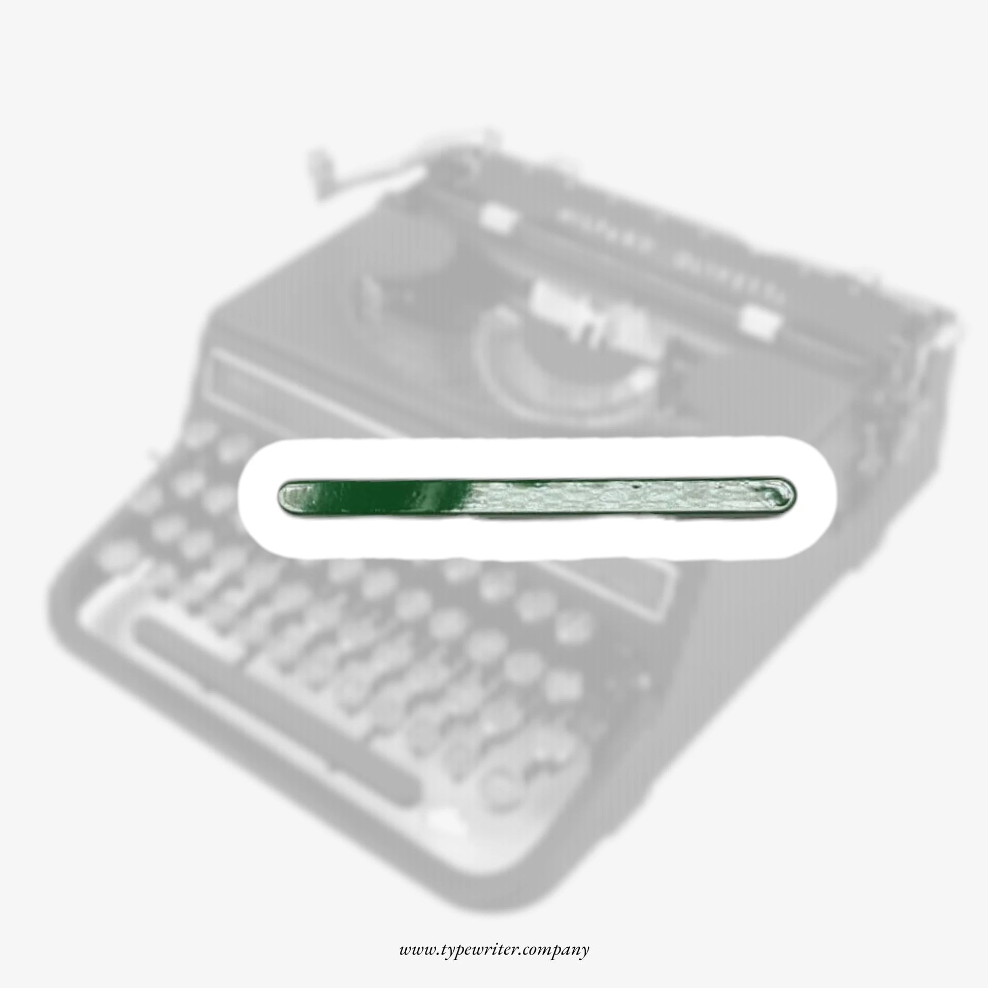 Hispano-Olivetti Studio 46, 42 Original Green Space Bar /  Typewriter Spare Part  ElGranero Typewriter.Company