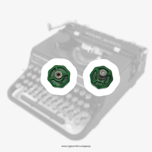 Hispano Olivetti Studio 46, Studio 42 Green Platen Knobs – Original Vintage Typewriter Spare Parts  ElGranero Typewriter.Company