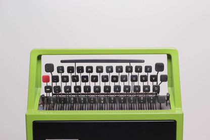 SOLD! Olivetti Dora Green Black, Vintage Manual Typewriter, Refurbished - ElGranero Typewriter.Company