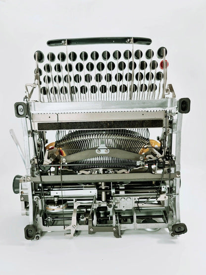 Olivetti Studio 44 Glossy Yellow, Vintage Manual Typewriter, Restored - ElGranero Typewriter.Company