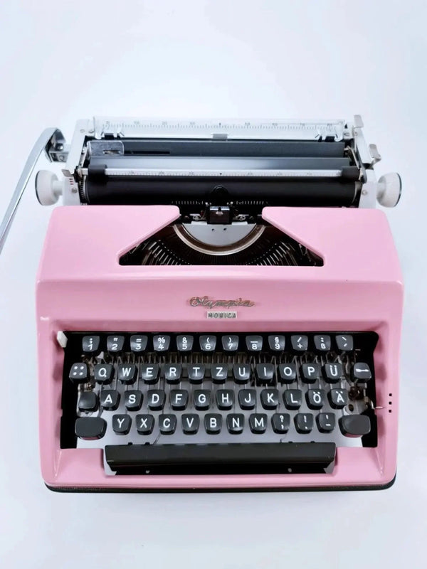 SOLD! Olympia SM Light Pink, Vintage Manual Typewriter, Restored ...