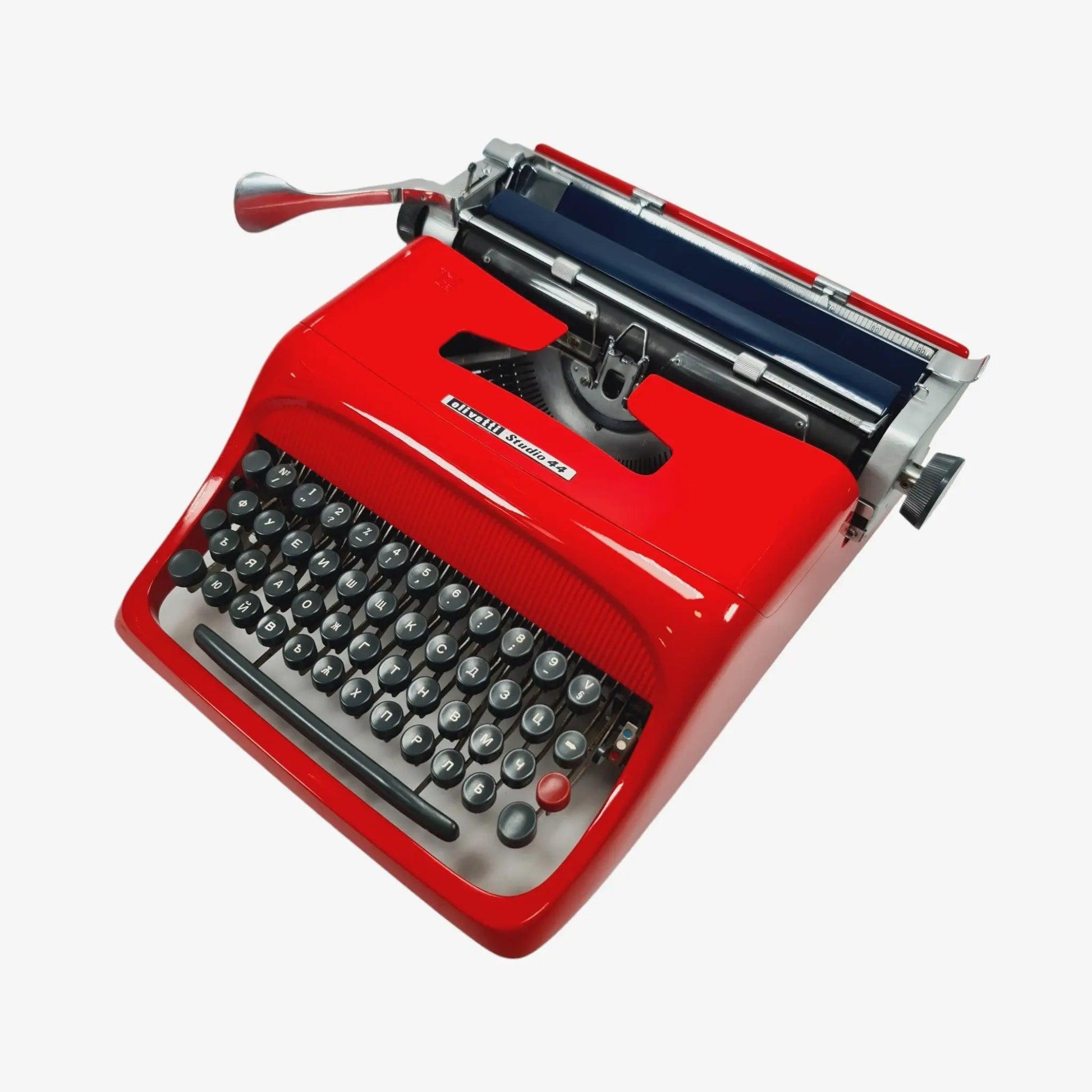 SOLD! Russian Typewriter Olivetti Studio 44 Typewriter, Restored - ElGranero Typewriter.Company