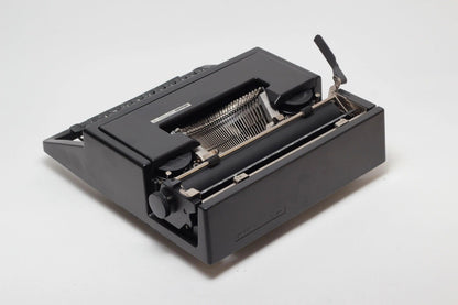 Olivetti Dora, Black Portable Manual Vintage Typewriter, Restored - ElGranero Typewriter.Company