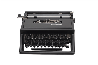 Olivetti Dora, Black Portable Manual Vintage Typewriter, Restored - ElGranero Typewriter.Company