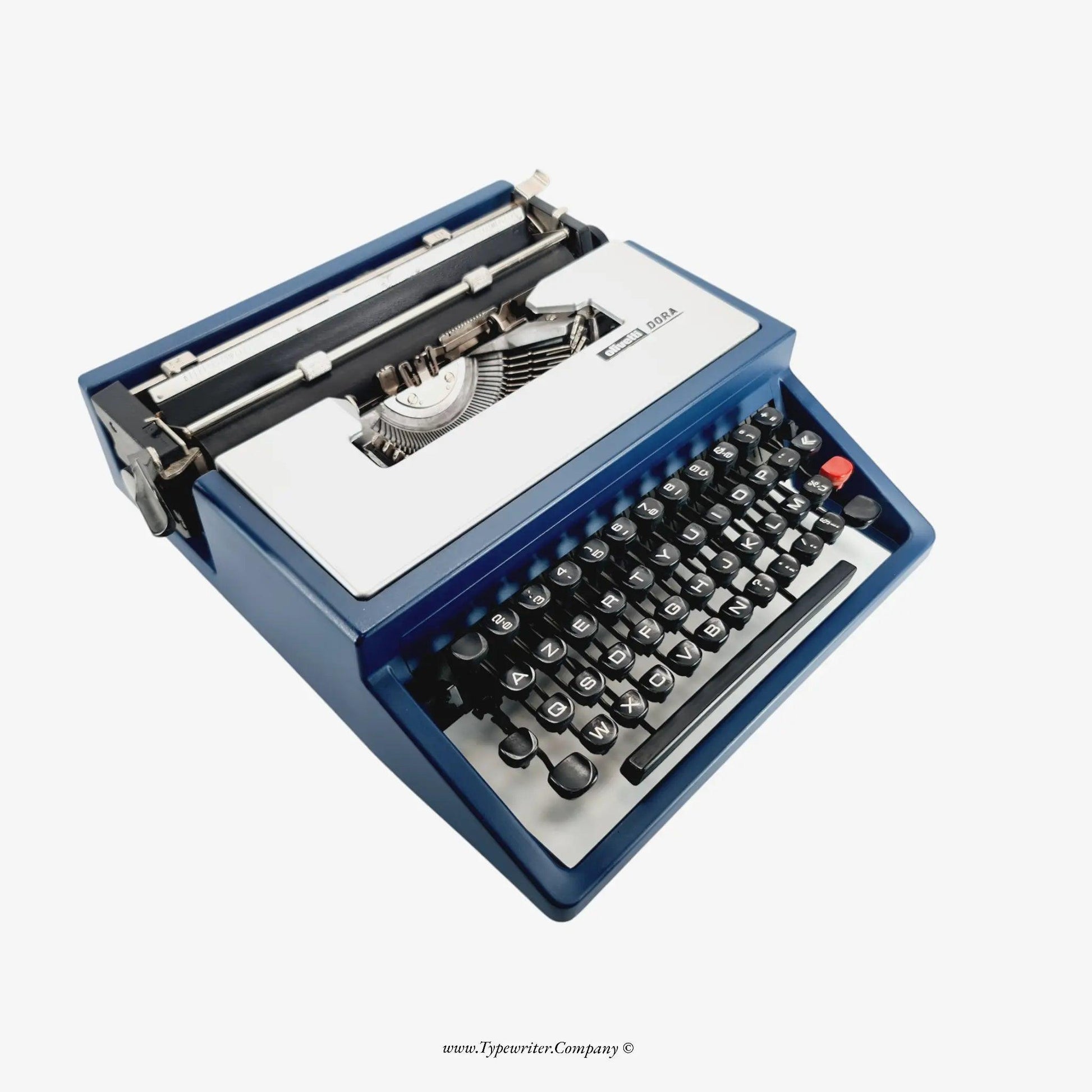 SOLD! Olivetti Dora / Lettera 31 Manual Vintage Typewriter, Portable - ElGranero Typewriter.Company