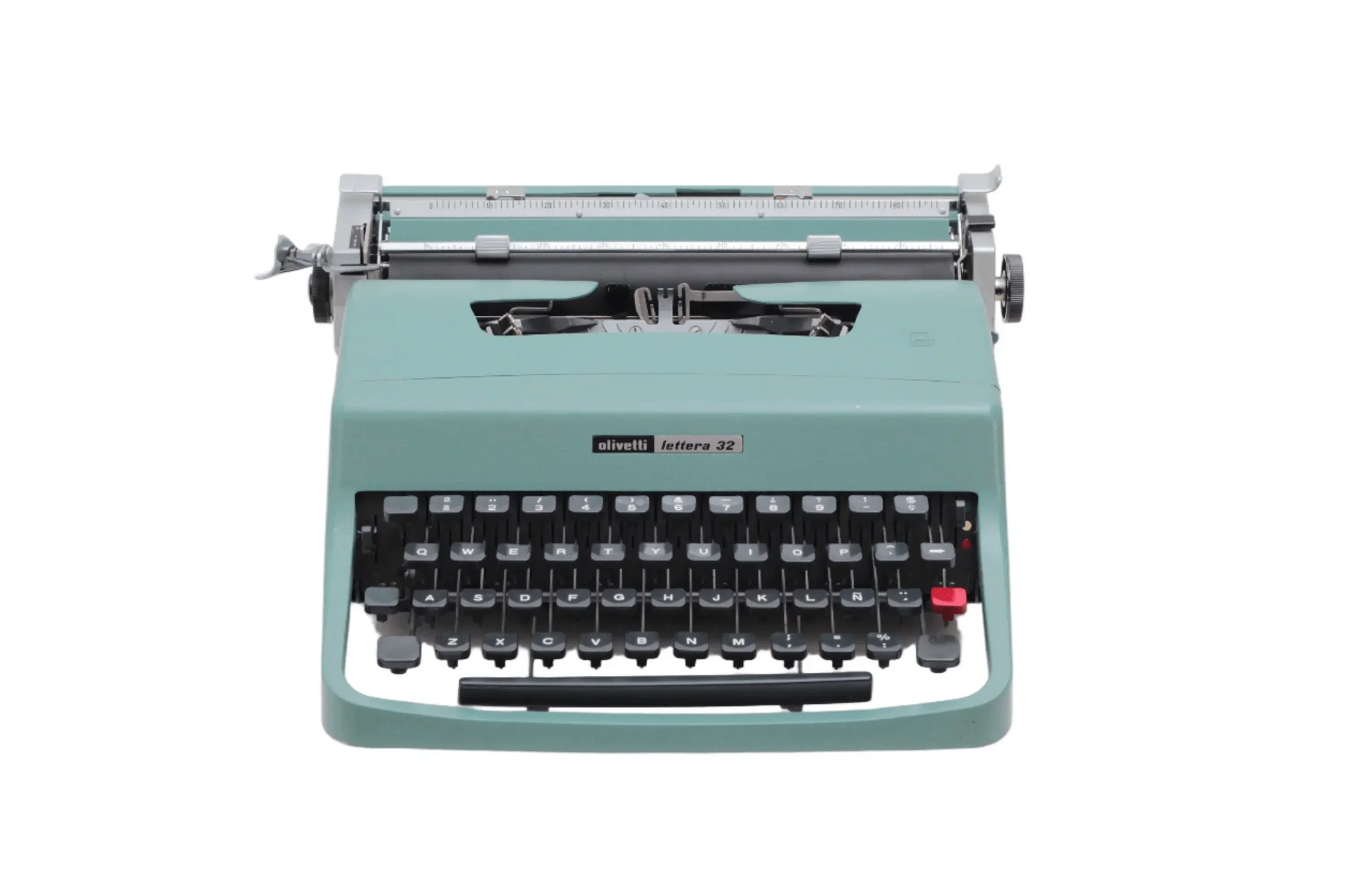 Olivetti Lettera 32 タイプライター グリーン系 ヴィンテージ Olivetti Lettera 32 Original Green Vintage Manual Typewriter