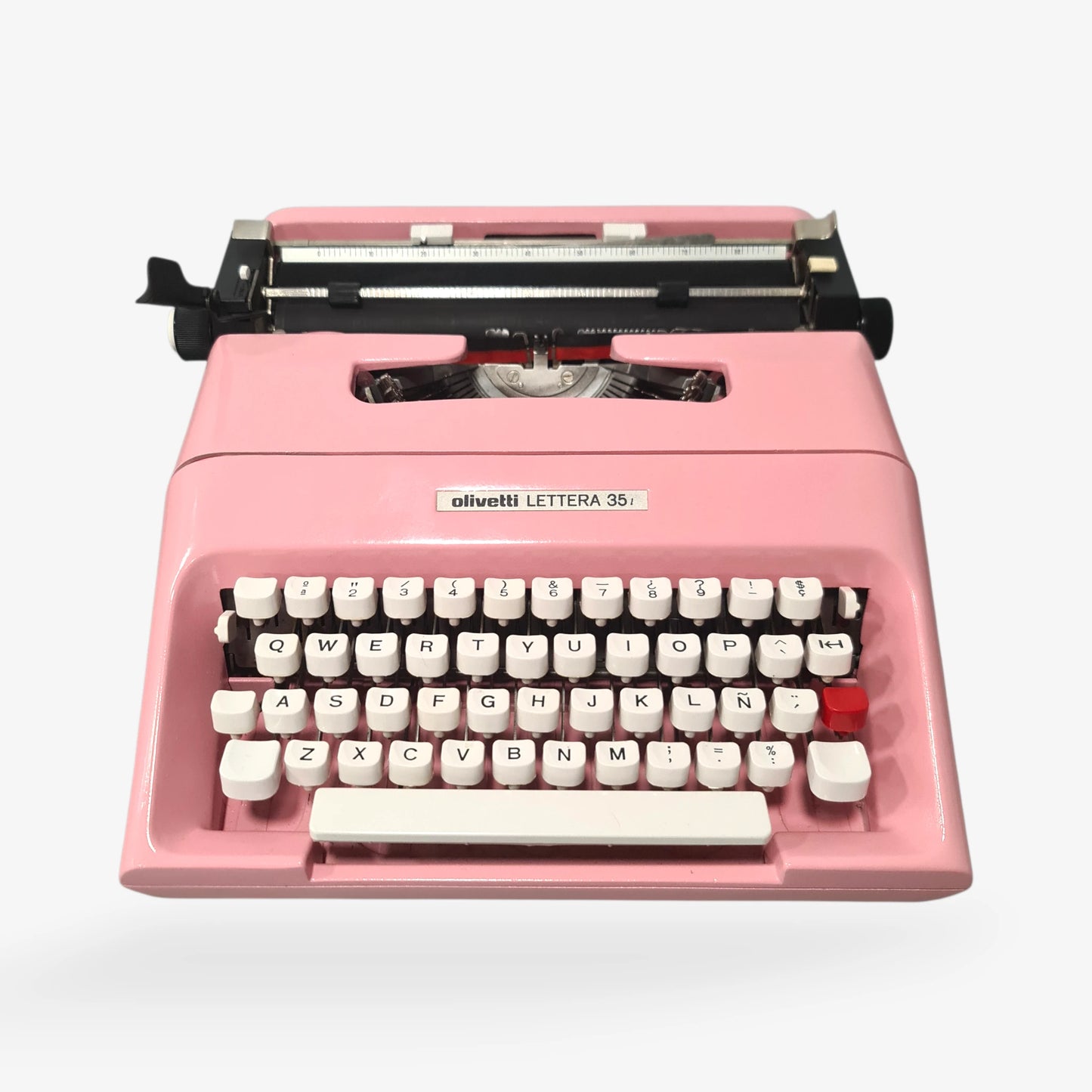 Olivetti Lettera 35 Orchid Pink Vintage, Manual Typewriter, Restored  ElGranero Typewriter.Company