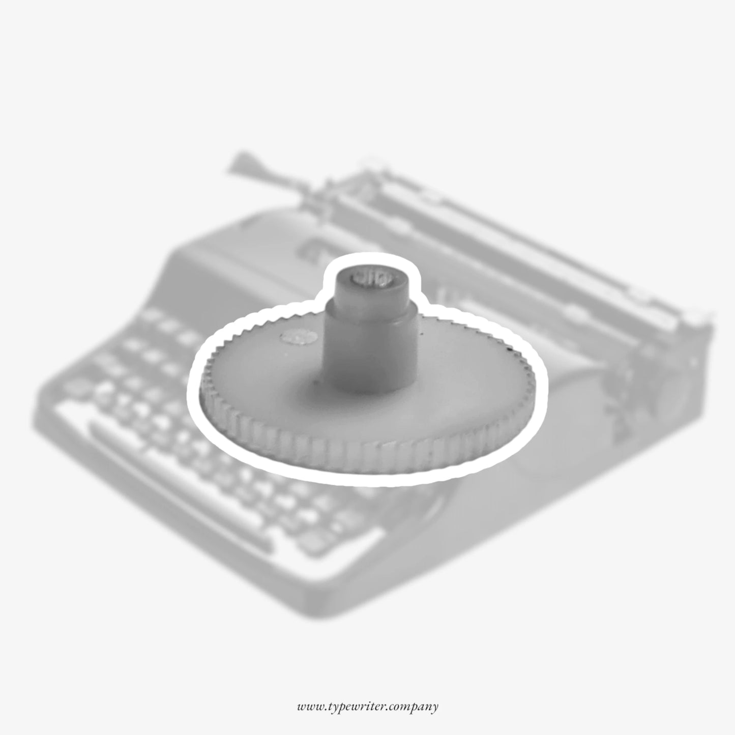 Olivetti Lettra Series, Ribbon Spool Drive Gear - Vintage Typewriter Spare Part  ElGranero Typewriter.Company