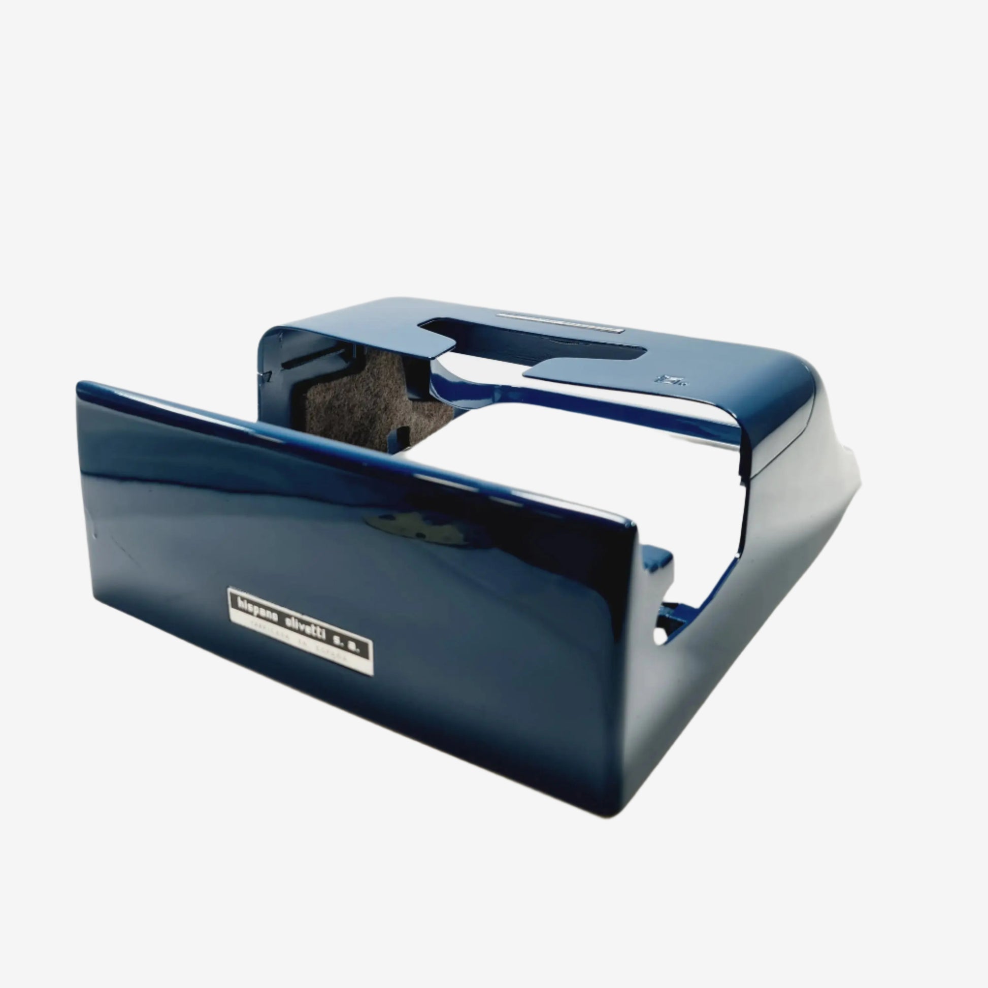 Olivetti Studio 44 chassis professionally painted in navy blue - ElGranero Typewriter.Company