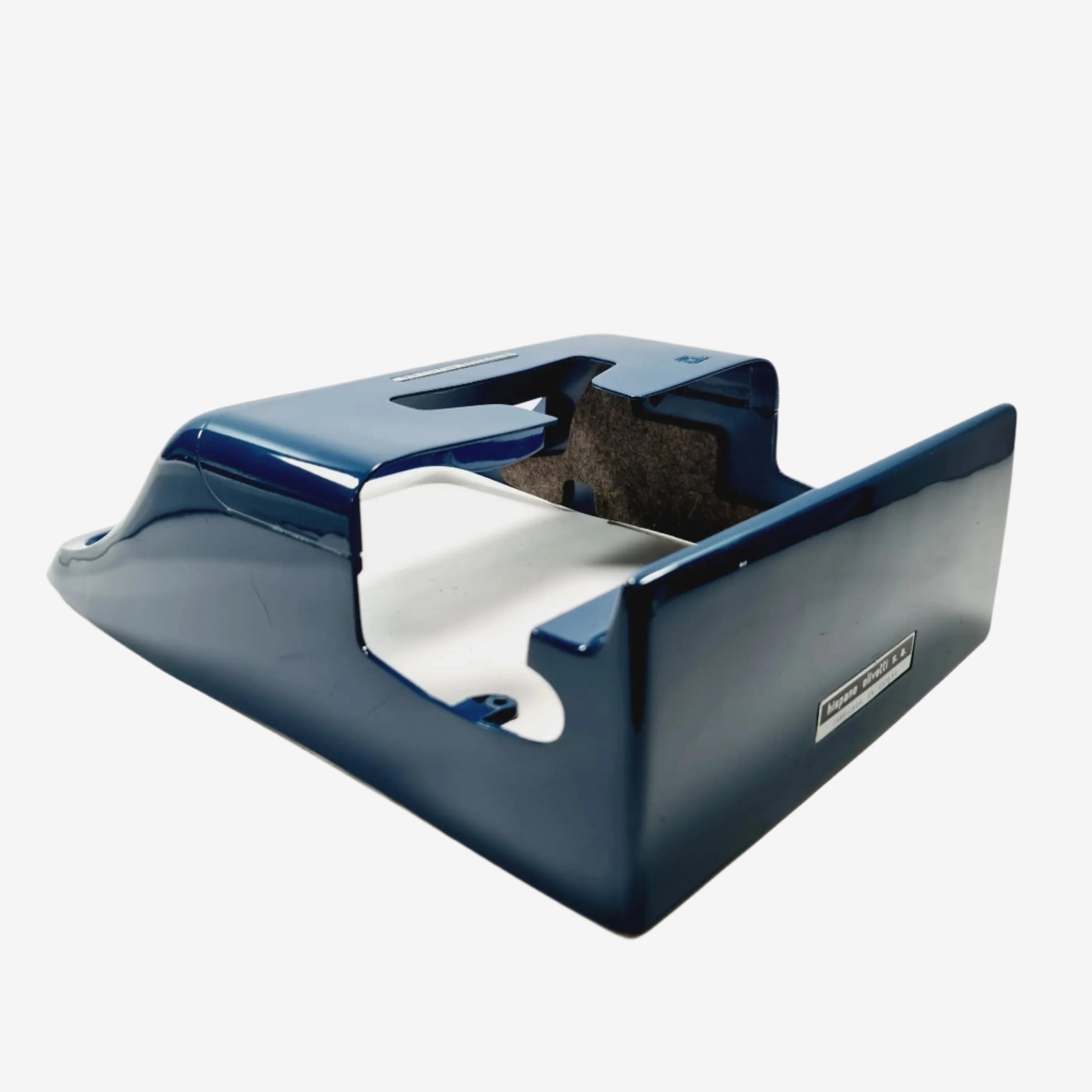 Olivetti Studio 44 chassis professionally painted in navy blue - ElGranero Typewriter.Company