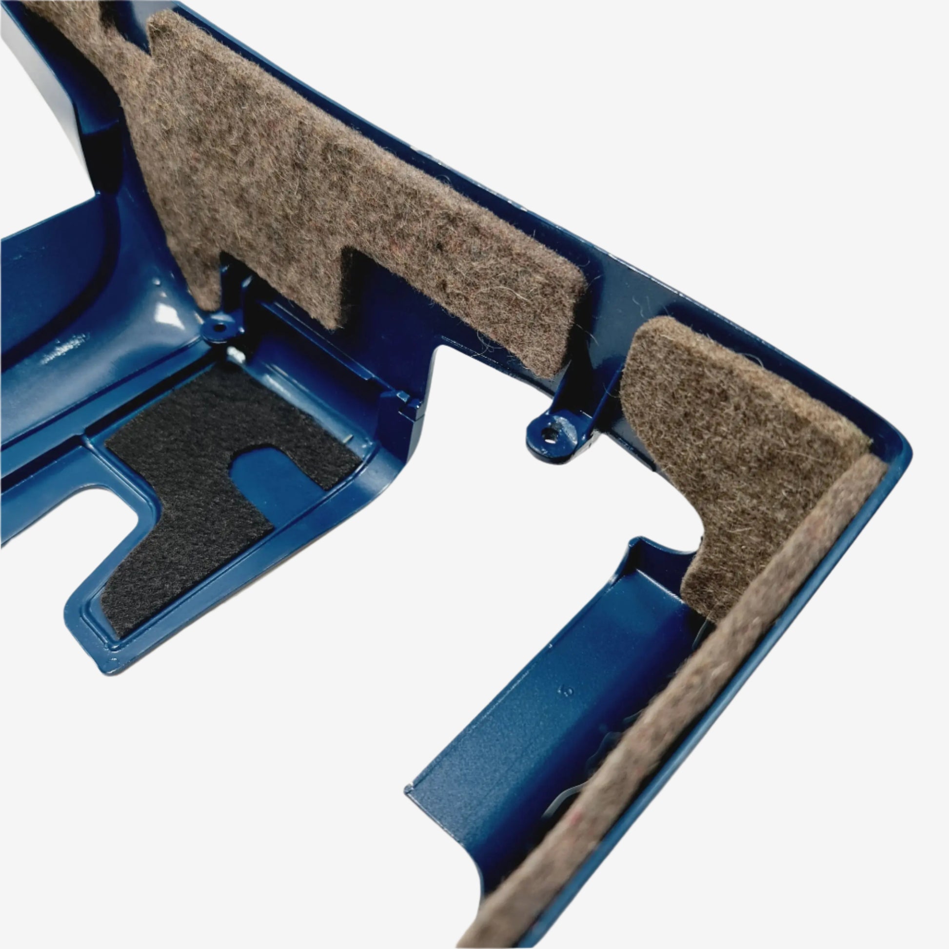 Olivetti Studio 44 chassis professionally painted in navy blue - ElGranero Typewriter.Company
