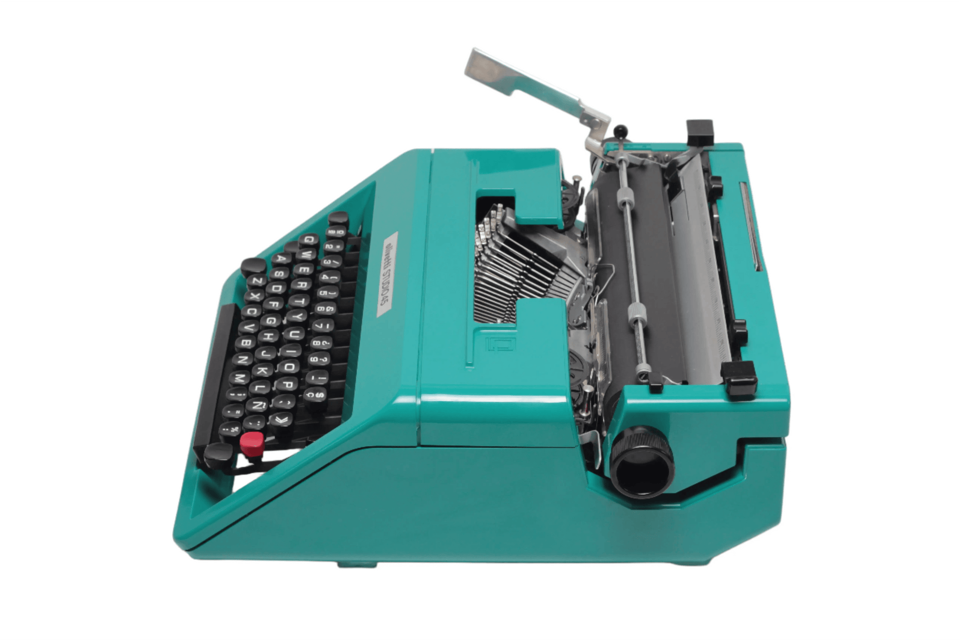 Olivetti Studio 45 Turquoise Vintage Manual Typewriter