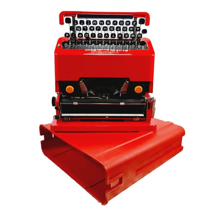 Olivetti Valentine S, Red Manual Vintage Typewriter, Serviced - ElGranero Typewriter.Company