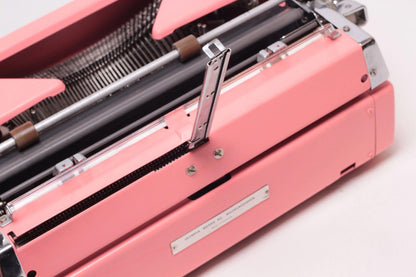 SOLD! Olympia SM7 Pink, Vintage Manual Typewriter, Restored - ElGranero Typewriter.Company