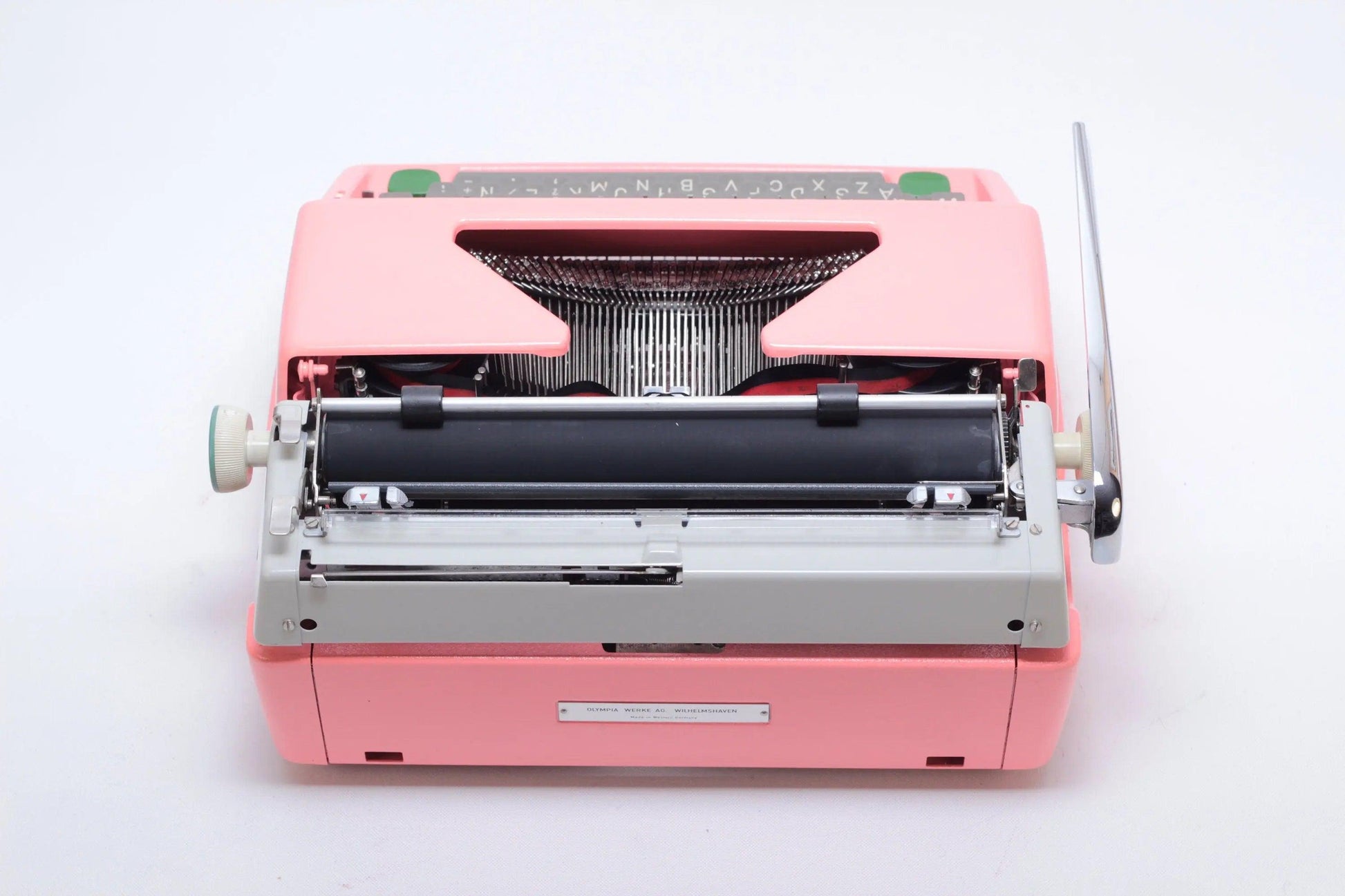 SOLD! Olympia SM Pink, Vintage Manual Typewriter, Refurbished - ElGranero Typewriter.Company