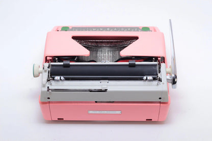SOLD! Olympia SM Pink, Vintage Manual Typewriter, Refurbished - ElGranero Typewriter.Company