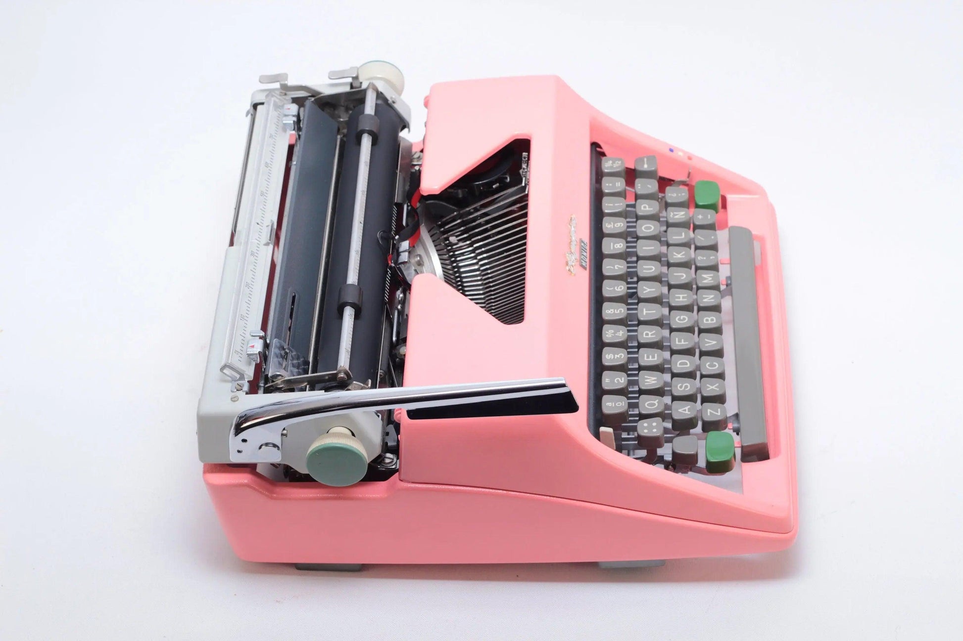 SOLD! Olympia SM Pink, Vintage Manual Typewriter, Refurbished - ElGranero Typewriter.Company