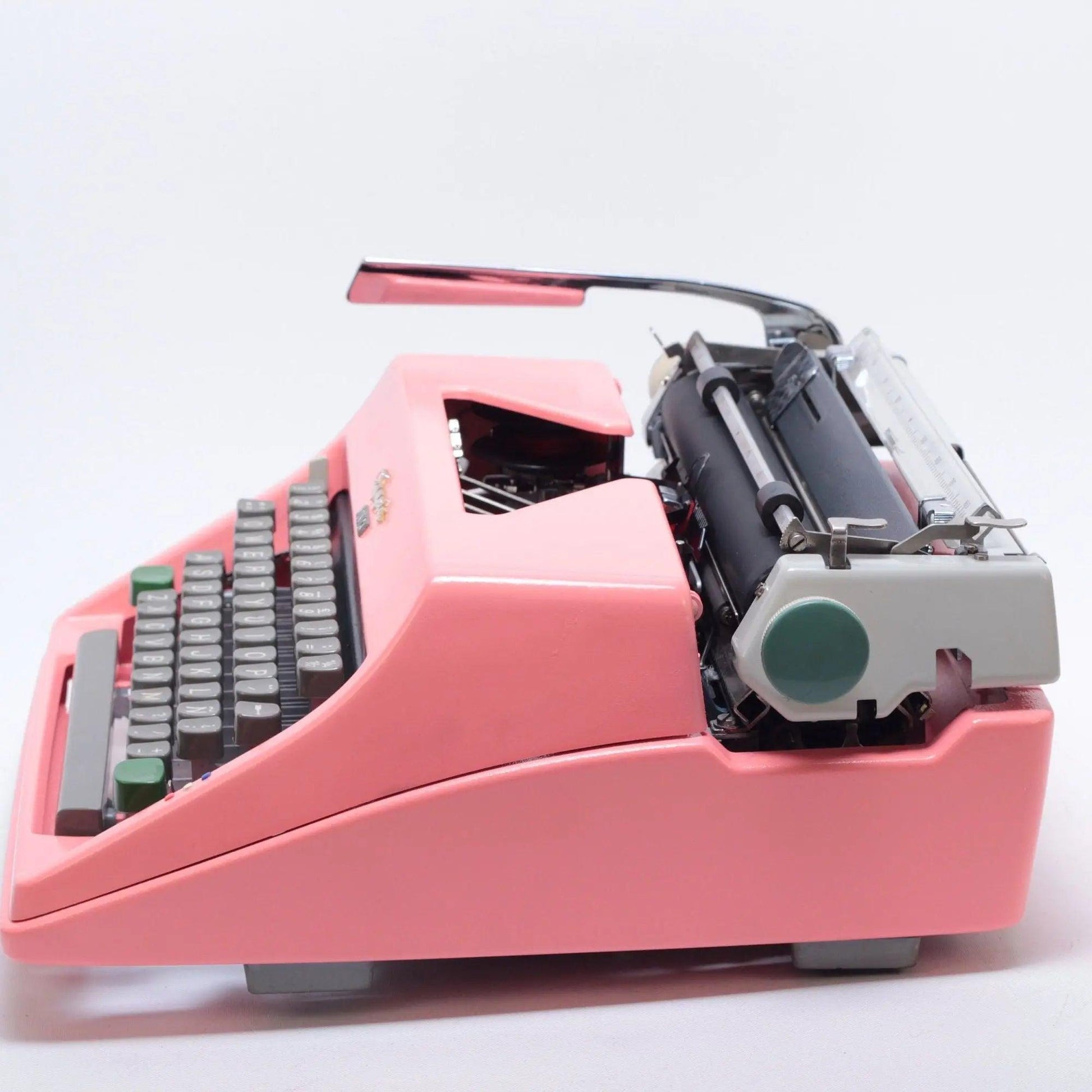 SOLD! Olympia SM Pink, Vintage Manual Typewriter, Refurbished - ElGranero Typewriter.Company