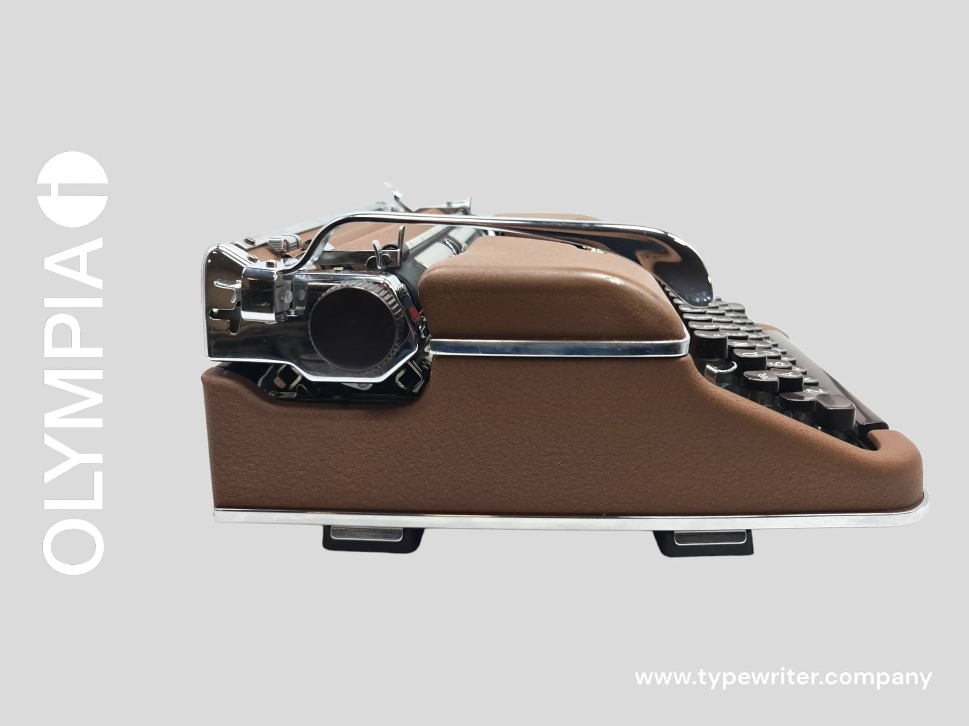 SOLD! Olympia SM2 Brown, Vintage Manual Typewriter, Restored - ElGranero Typewriter.Company