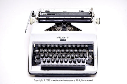 SOLD! Olympia SM White, Vintage Manual Typewriter, Restored - ElGranero Typewriter.Company