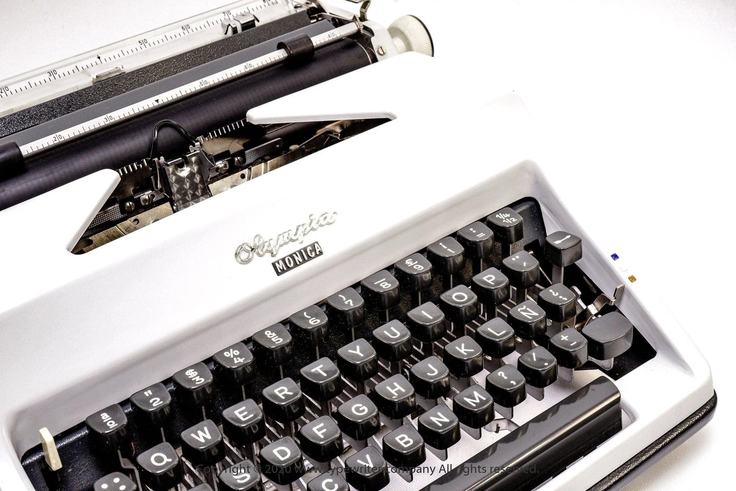 SOLD! Olympia SM White, Vintage Manual Typewriter, Restored - ElGranero Typewriter.Company