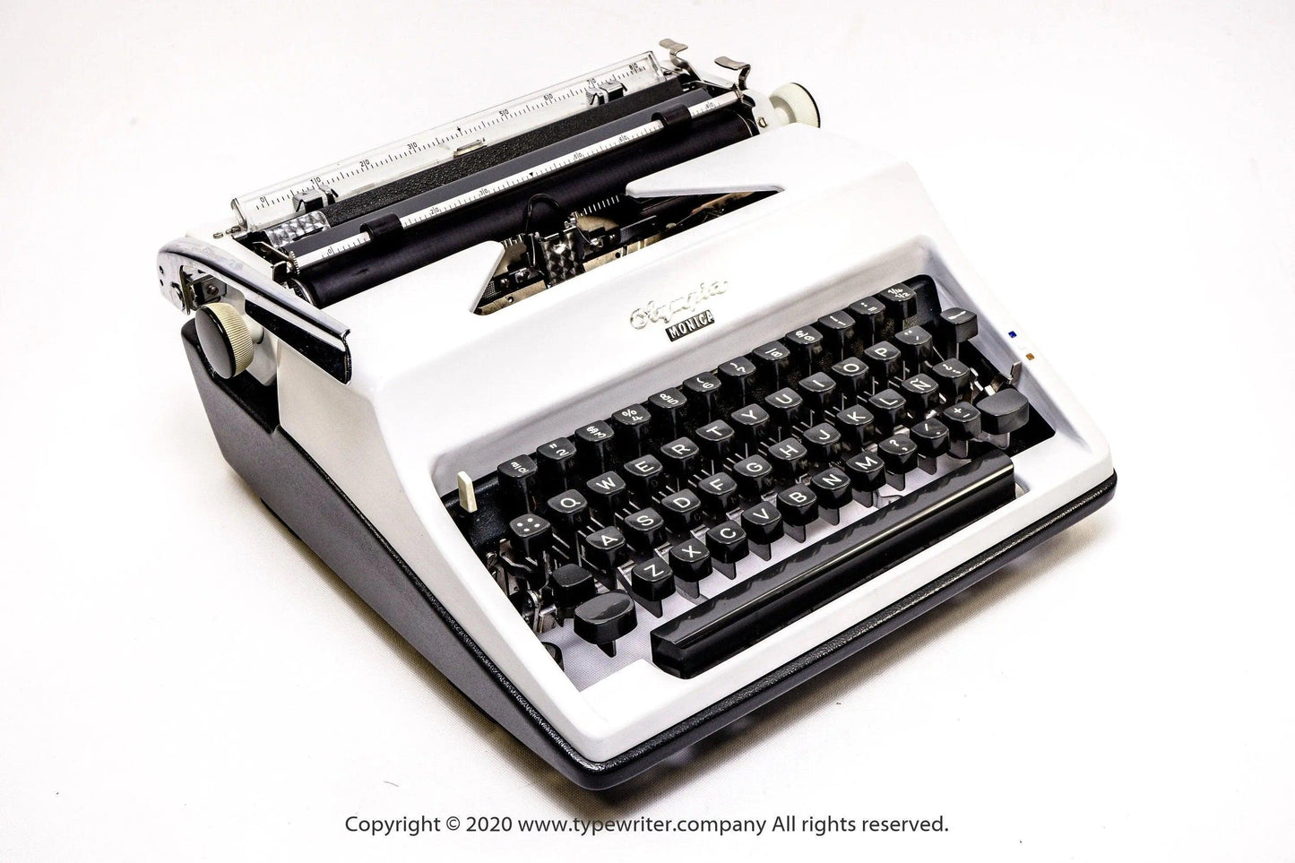 SOLD! Olympia SM White, Vintage Manual Typewriter, Restored - ElGranero Typewriter.Company