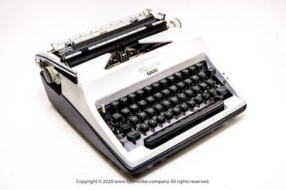 SOLD! Olympia SM White, Vintage Manual Typewriter, Restored - ElGranero Typewriter.Company
