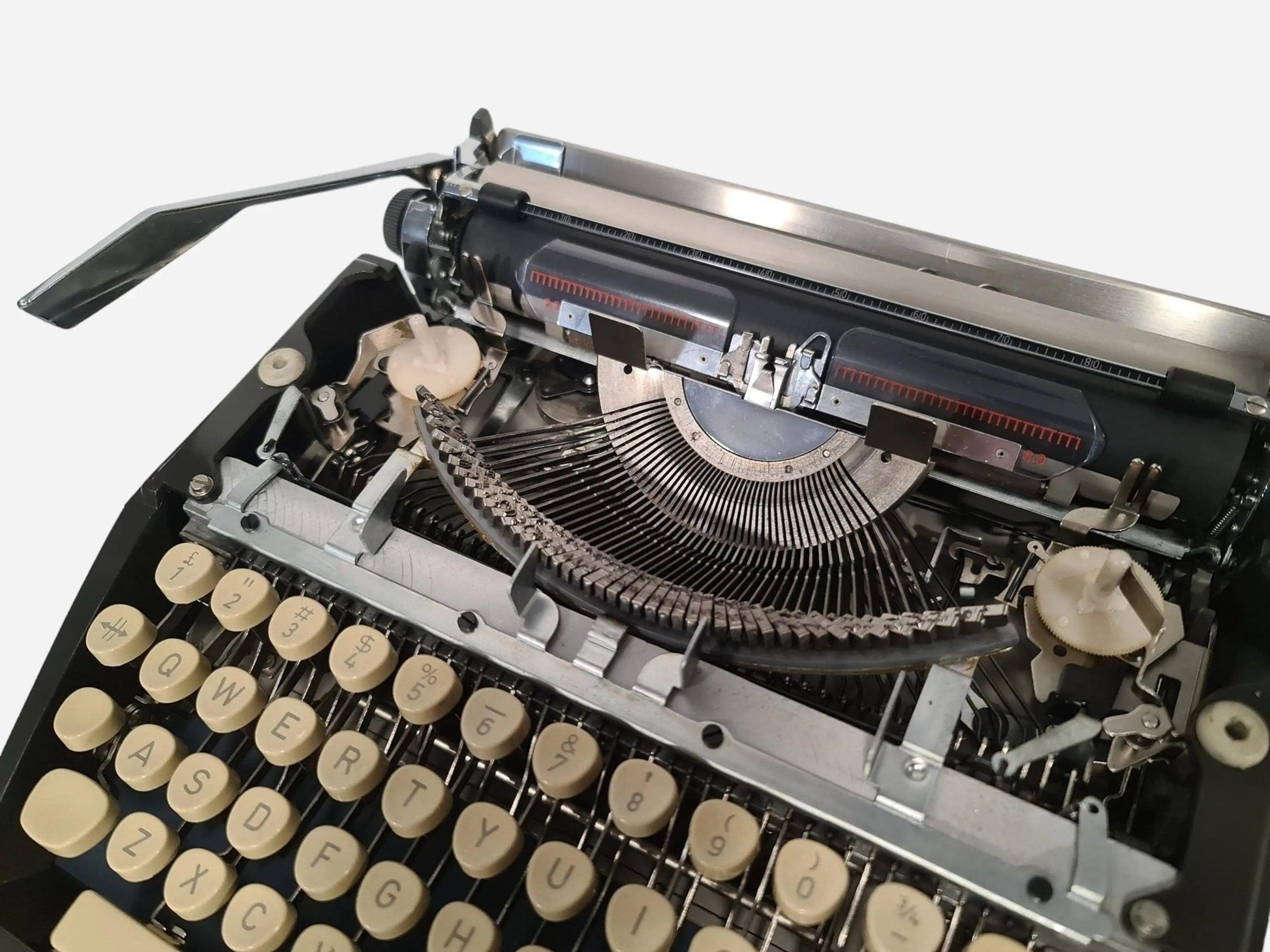 SOLD! Tippa S, Cursive Font, Black Manual Vintage Typewriter, Serviced - ElGranero Typewriter.Company