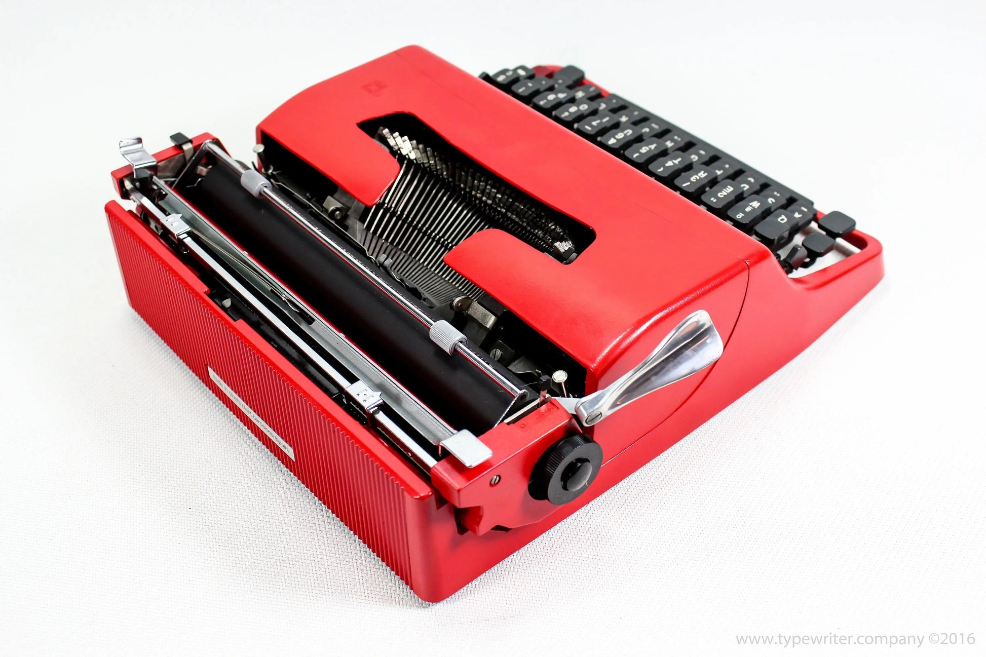 SALE! - Olivetti Lettera 32 Red Typewriter, Vintage, Professionally Serviced - ElGranero Typewriter.Company