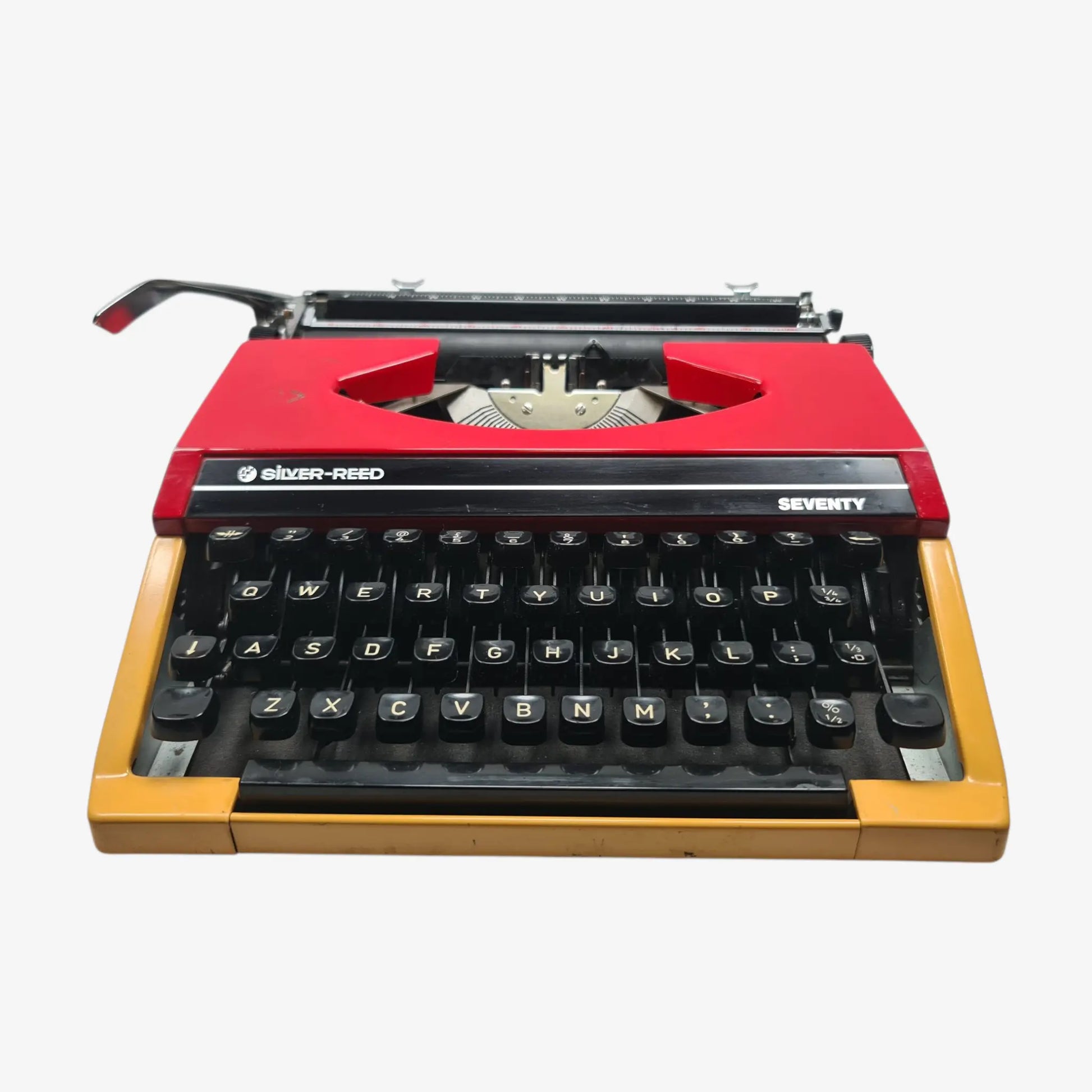 Silver-Reed Seventy- Restored 1970s Portable Typewriter (QWERTY, Elite Typeface)  ElGranero Typewriter.Company