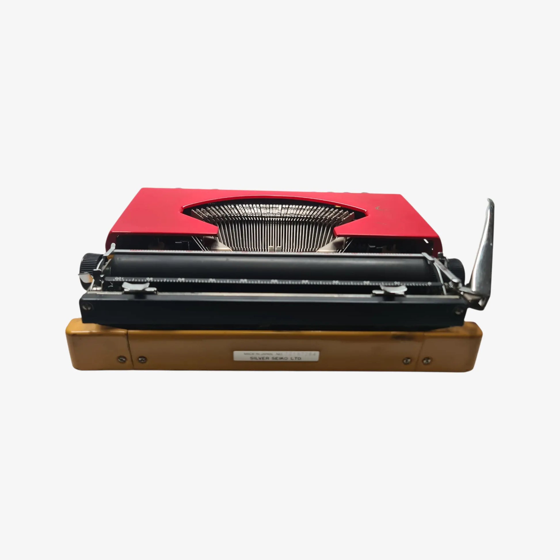 Silver-Reed Seventy- Restored 1970s Portable Typewriter (QWERTY, Elite Typeface)  ElGranero Typewriter.Company