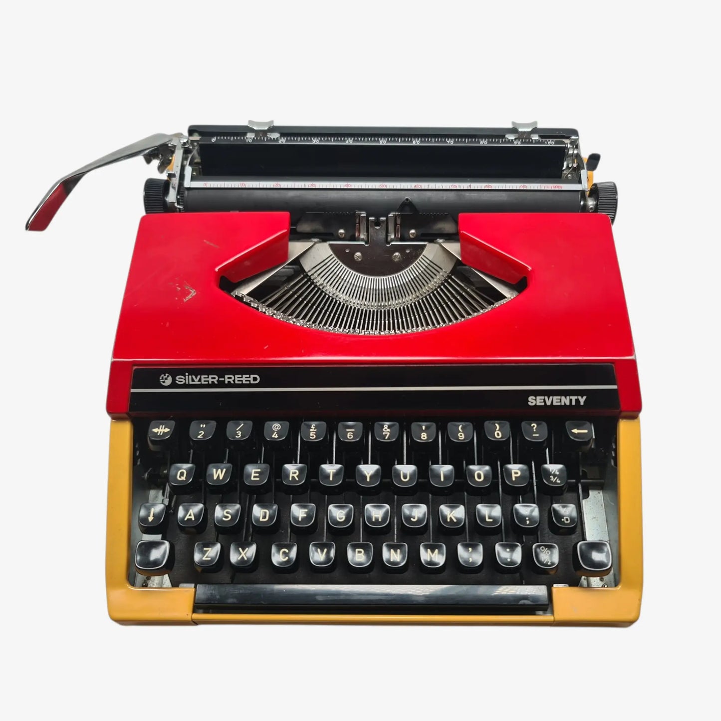 Silver-Reed Seventy- Restored 1970s Portable Typewriter (QWERTY, Elite Typeface)  ElGranero Typewriter.Company