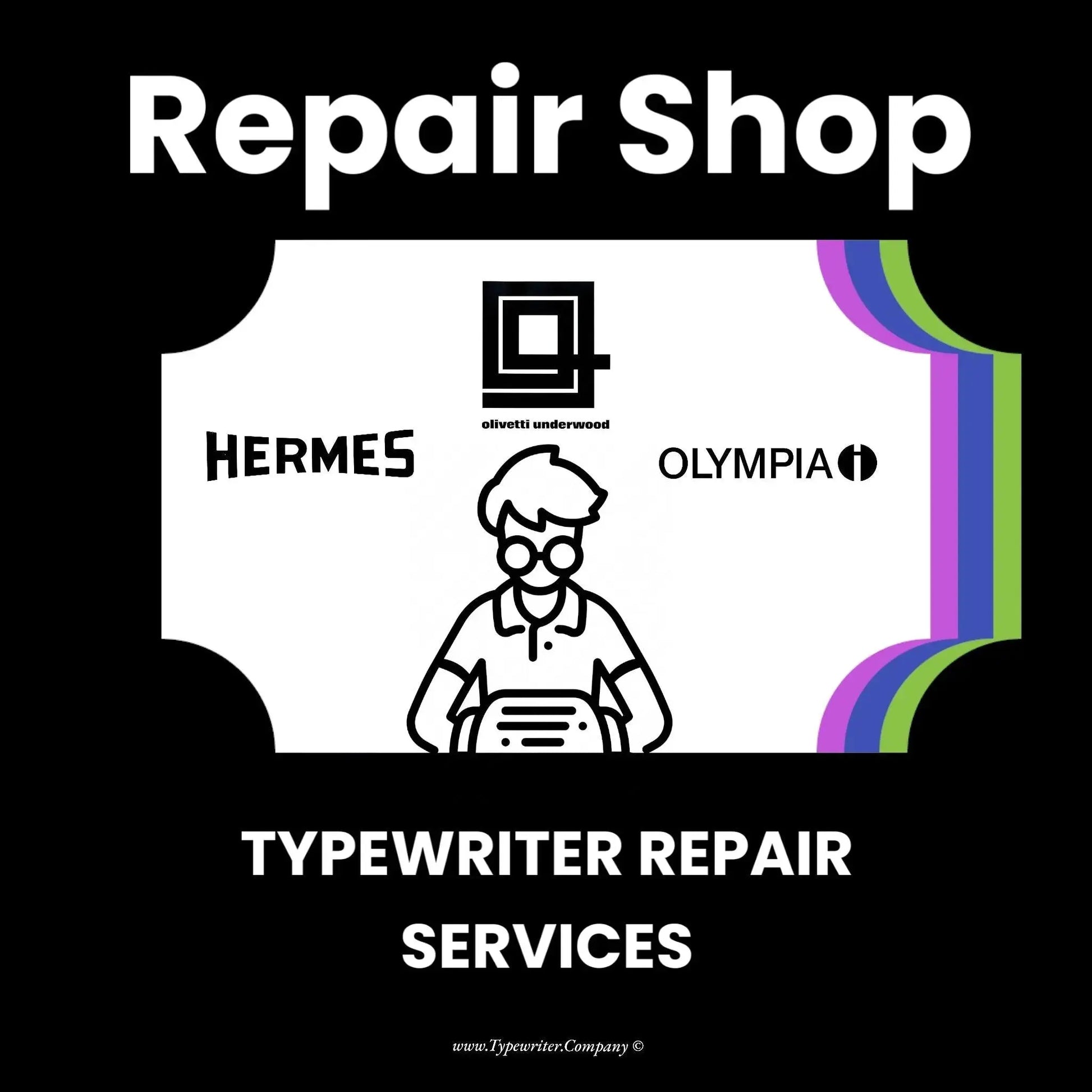 Typewriter Repair Shop - Restoration and Repair Services - ElGranero Typewriter.Company