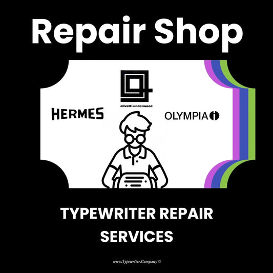 Typewriter Repair Shop - Restoration and Repair Services - ElGranero Typewriter.Company