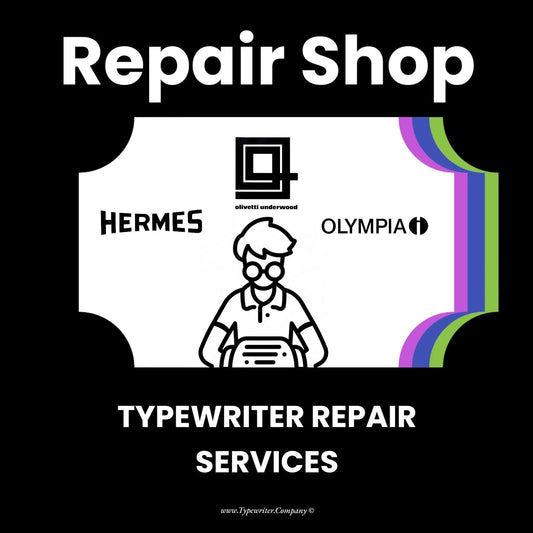 Typewriter Repair Shop - Restoration and Repair Services - ElGranero Typewriter.Company