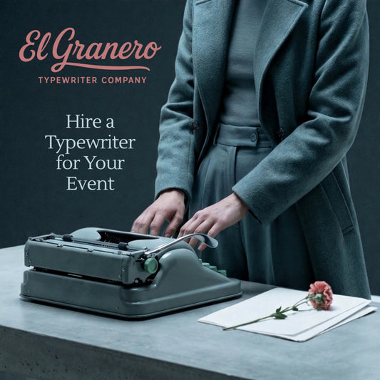 Vintage and Antique Typewriter Rental Services  ElGranero Typewriter.Company
