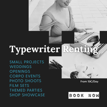 Vintage and Antique Typewriter Rental Services - ElGranero Typewriter.Company